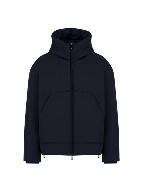 PIUMINO CON CAPPUCCIO WATER REPELLENT IN TWILL DI NYLON EMPORIO ARMANI EMPORIO ARMANI | 6D1BC11NTLZ920